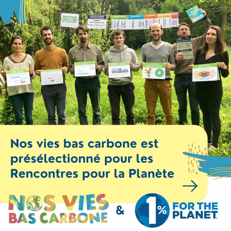 Nous sommes sélectionnés aux Rencontres pour la planète, les 11 et 12 octobre 2022 !