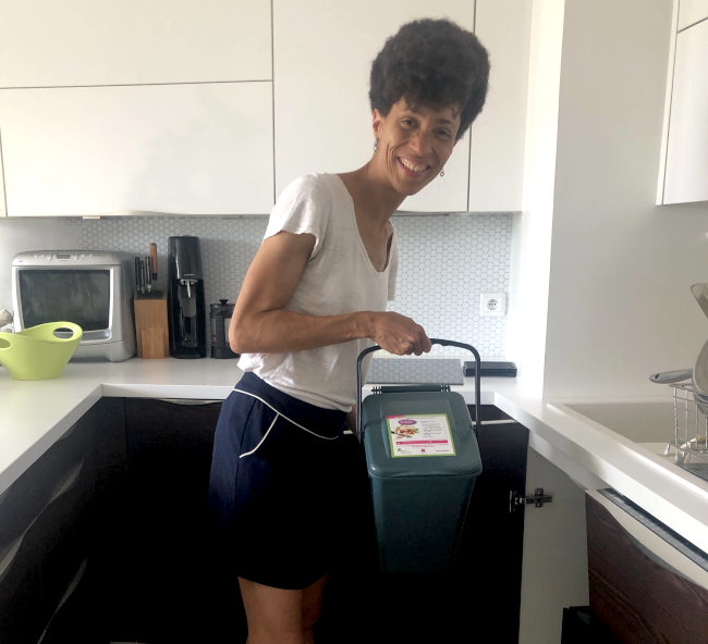 Manuella et son bio-seau