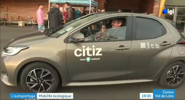 Voiture autopartage Blois Citiz